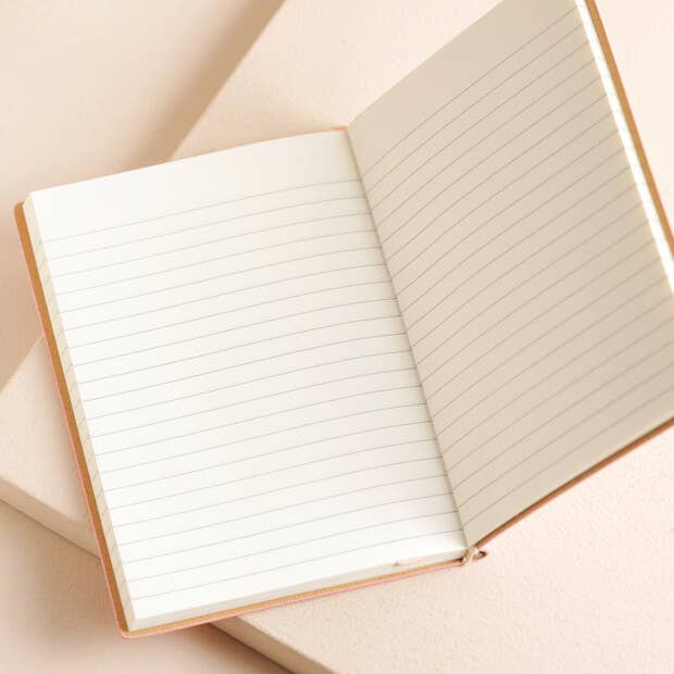 Lisa Angel - Wholesale Notebook - Pink Vegan Leather Embossed Notebook