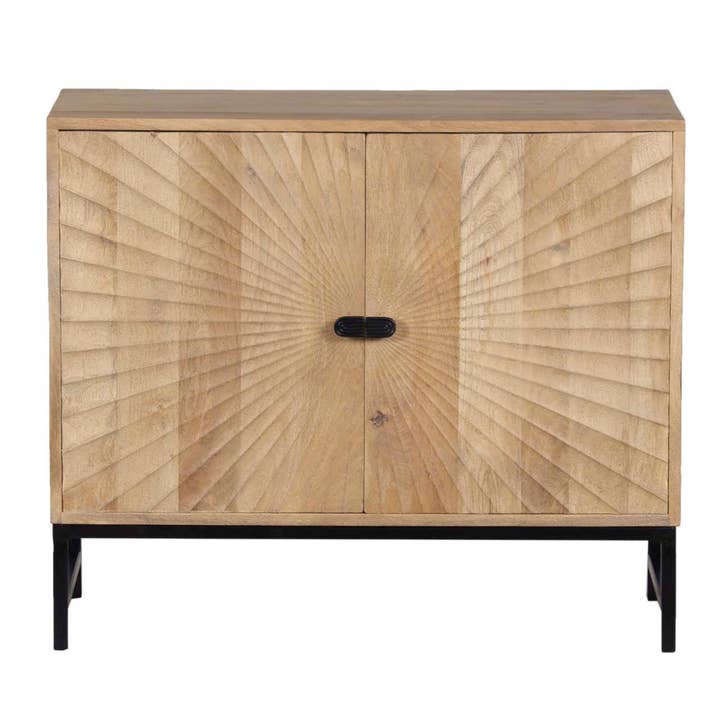 Armoire à 2 portes en bois de manguier Alden pour la vente par Pinkcity