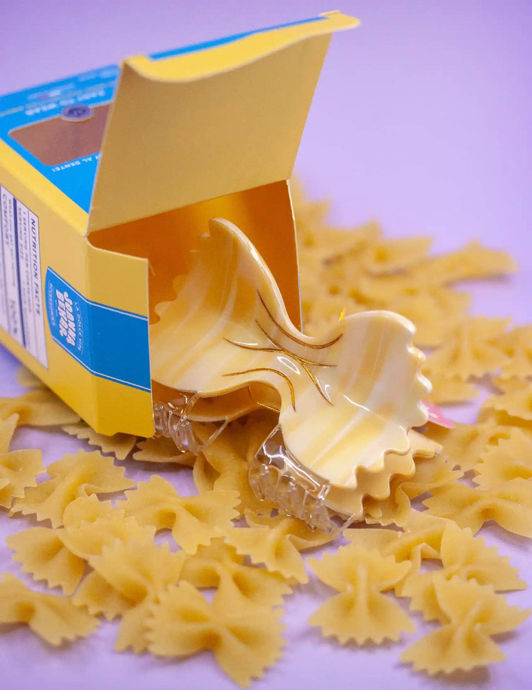 Joanna Behar - Wholesale Hair Pin - NEW! Farfalle bow tie pasta hair claw clip3