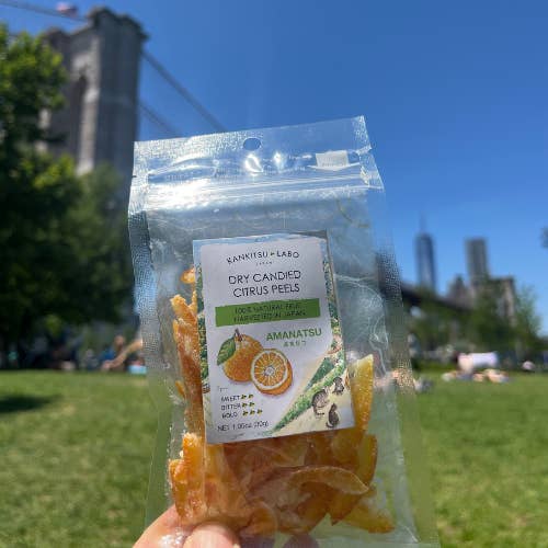 KANKITSU LABO - Wholesale Hard Candy - Dry Candied Japanese Citrus Peel | Amanatsu (あまなつ) | 1.05 oz