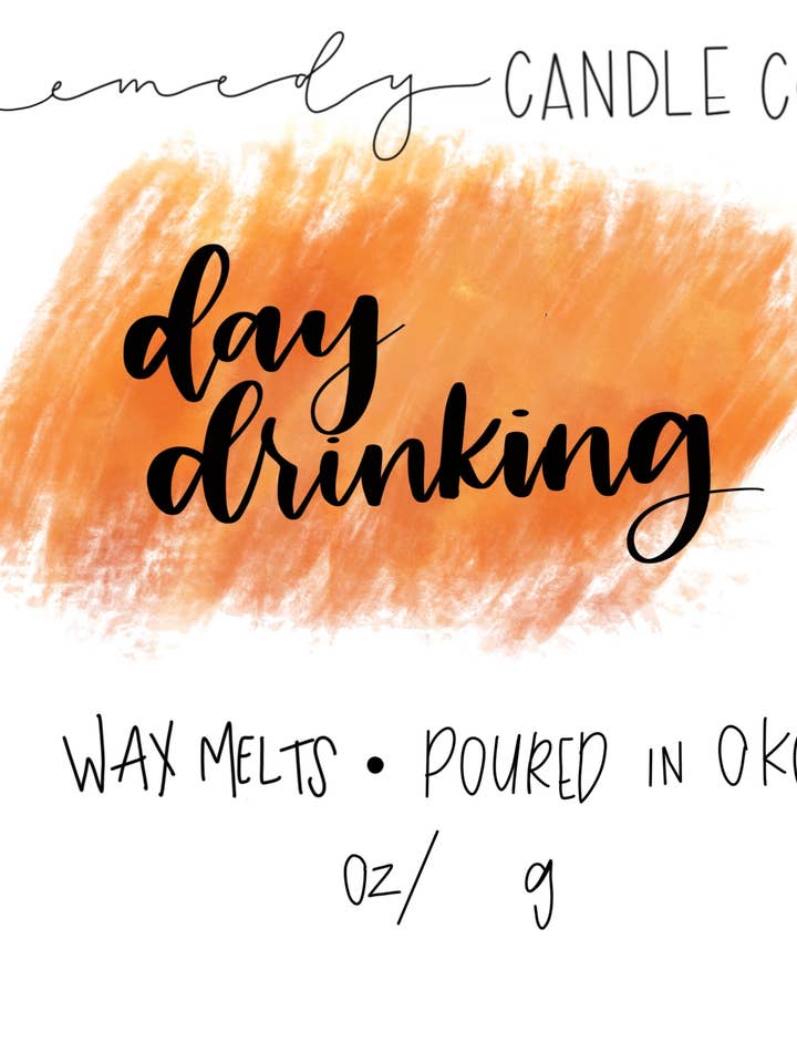 Day Drinking Wax Melts for wholesale by Remedy Candle Co