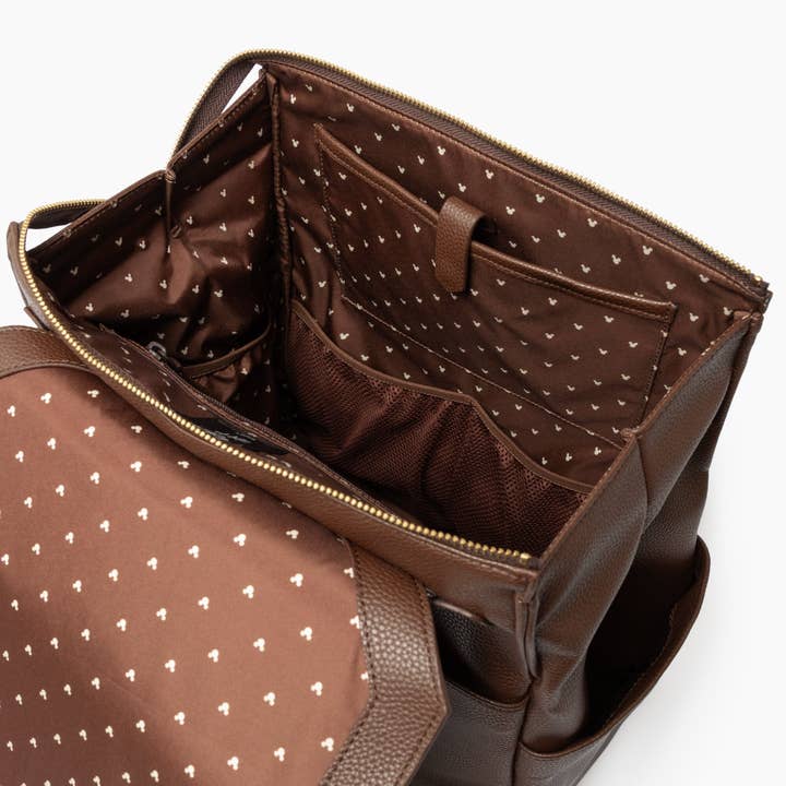 Freshly Picked - Wholesale Diaper Bag - Baby - Disney Mocha Mickey Mouse Classic Diaper Bag II7