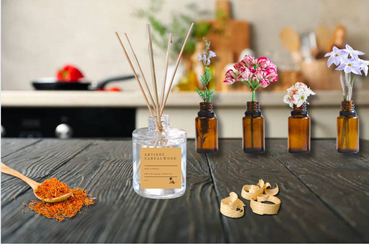 Oliver & Company Candles - Wholesale Reed Diffuser - 4oz Reed diffusers | multiple scents