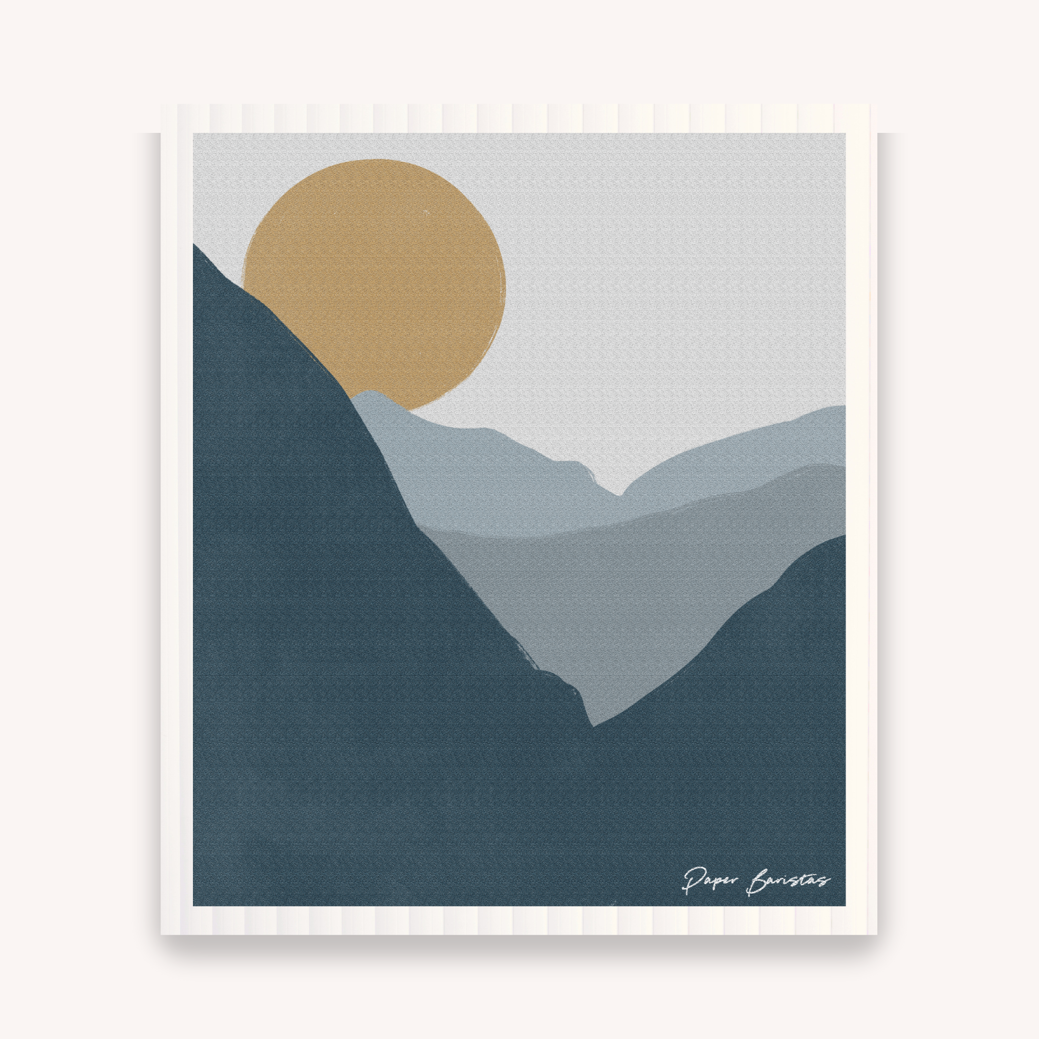 Paper Baristas – wholesale Kökshandduk/Disktrasa – Set med 3 svenska disktrasor: National Parks-kombination3