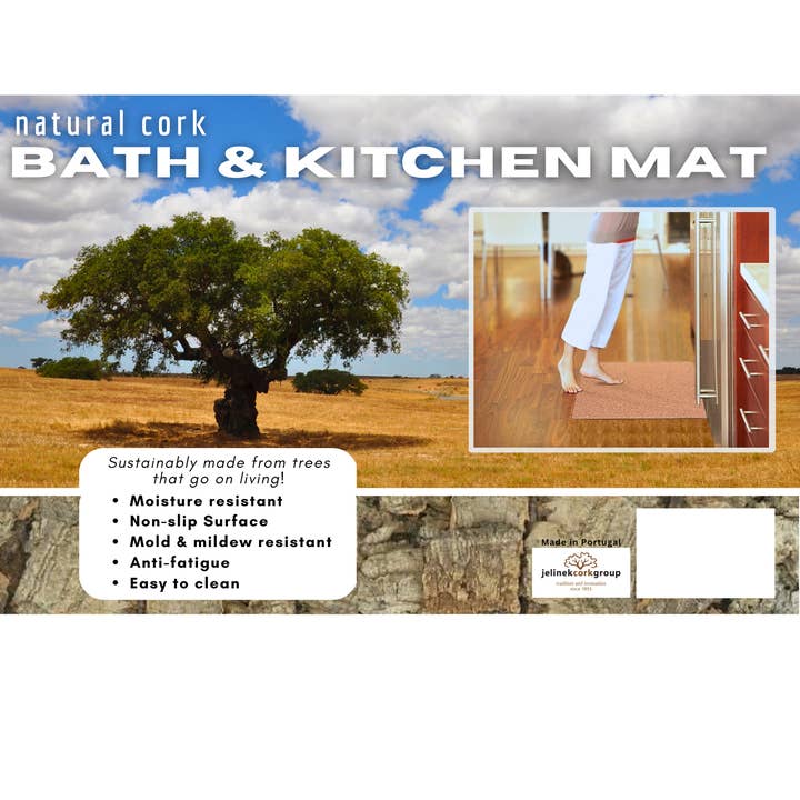 Jelinek Cork Group - Vendita all'ingrosso Tappetini da bagno - Tappetini da bagno e da cucina ecologici in sughero: dove il comfort incontra2