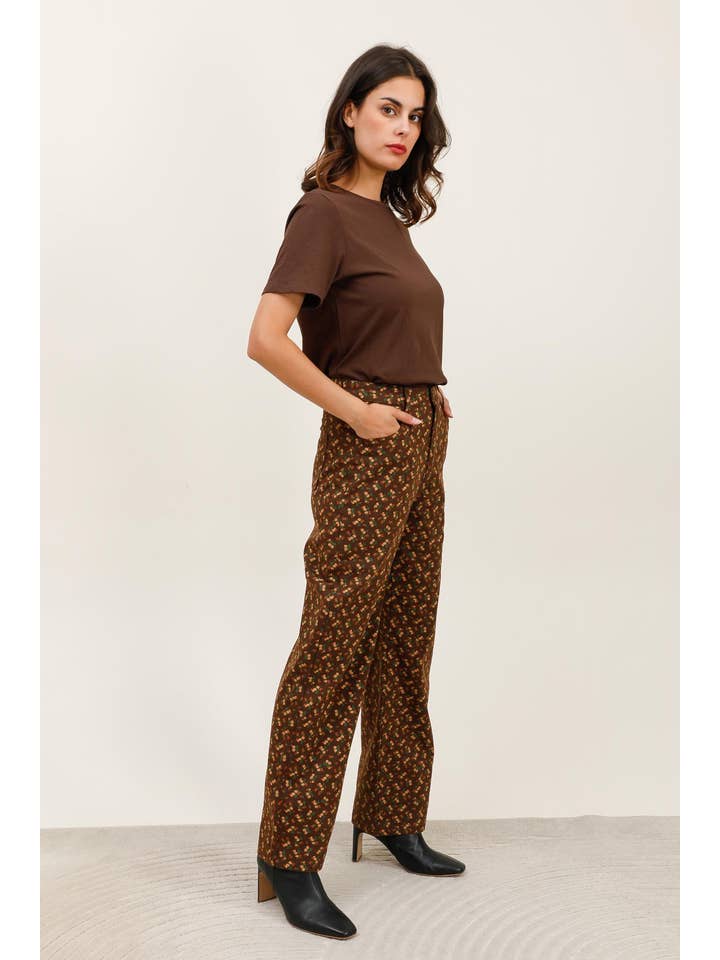 Brown 5870 LIBERTY PANTS for wholesale on Faire2