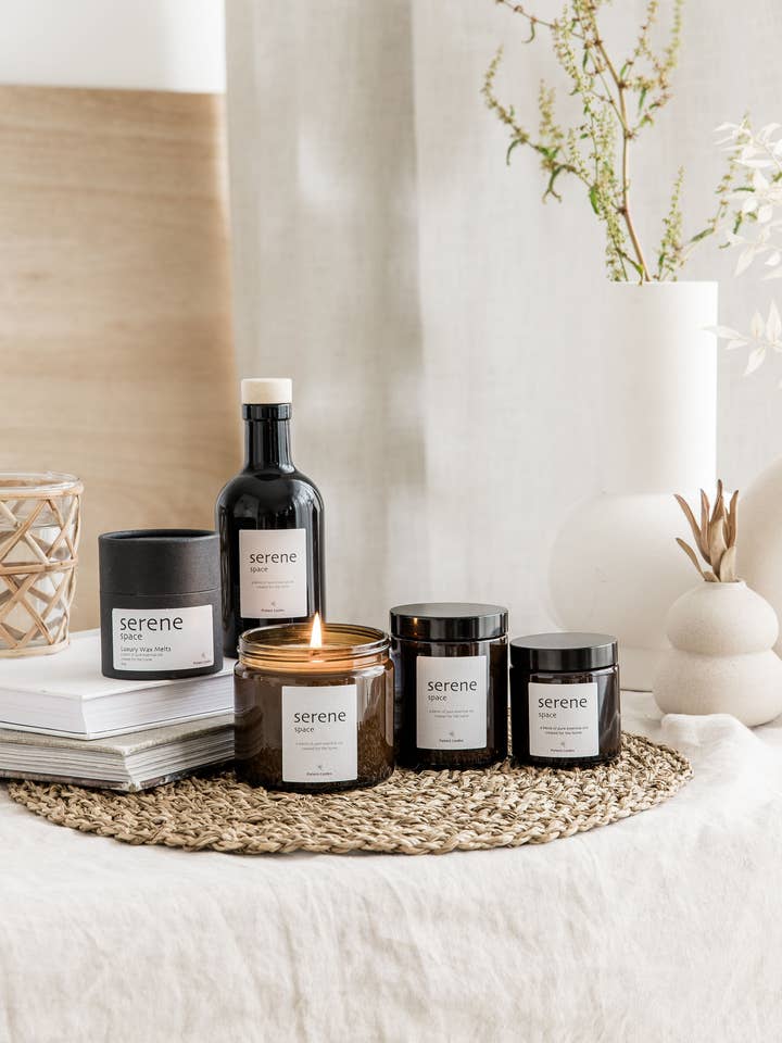 Beautiful Spaces Range Candle in Jar - Serene Space for wholesale by Purbeck Candles
