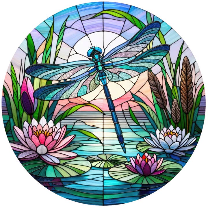 Stained Glass Dragonfly for wholesale by Andreas