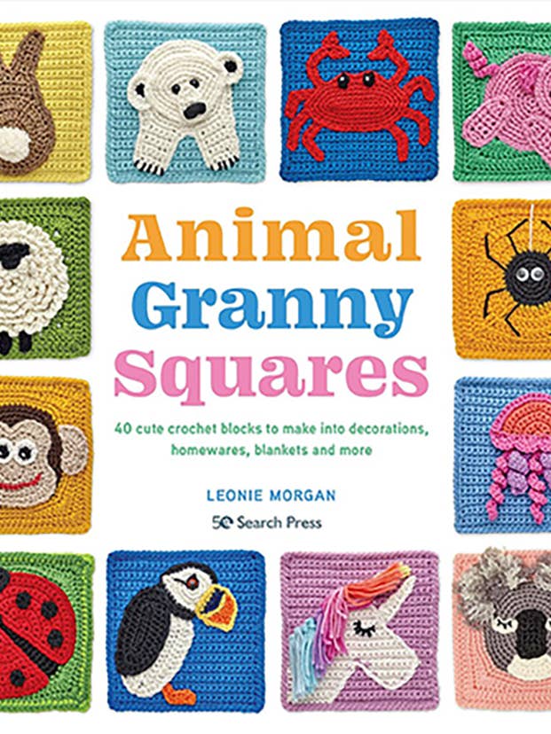 Animal Granny Squares for wholesale by Search Press