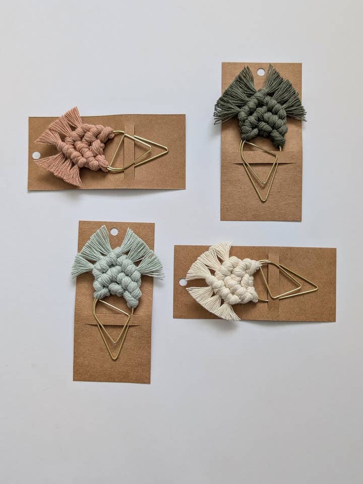 Macrame Bookmarks - Style 2 for wholesale by Mitten State Macrame