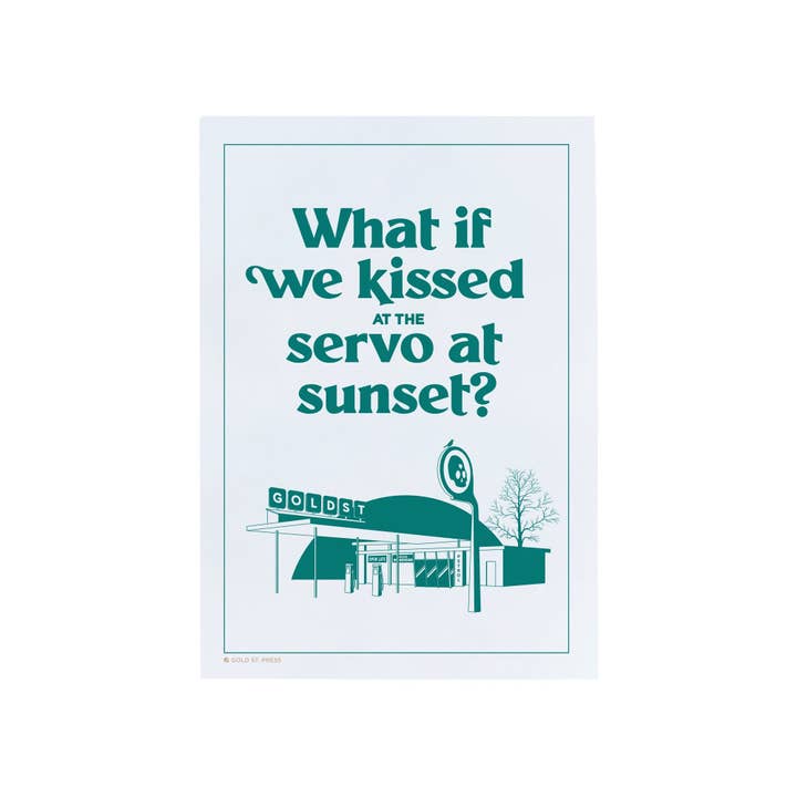 Servo At Sunset Kunstdruck für den Großhandel von Gold St. Press