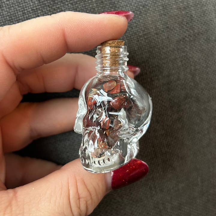 Atomic Alchemy - Wholesale Decorative Jar - Gemstone Skull Jars3