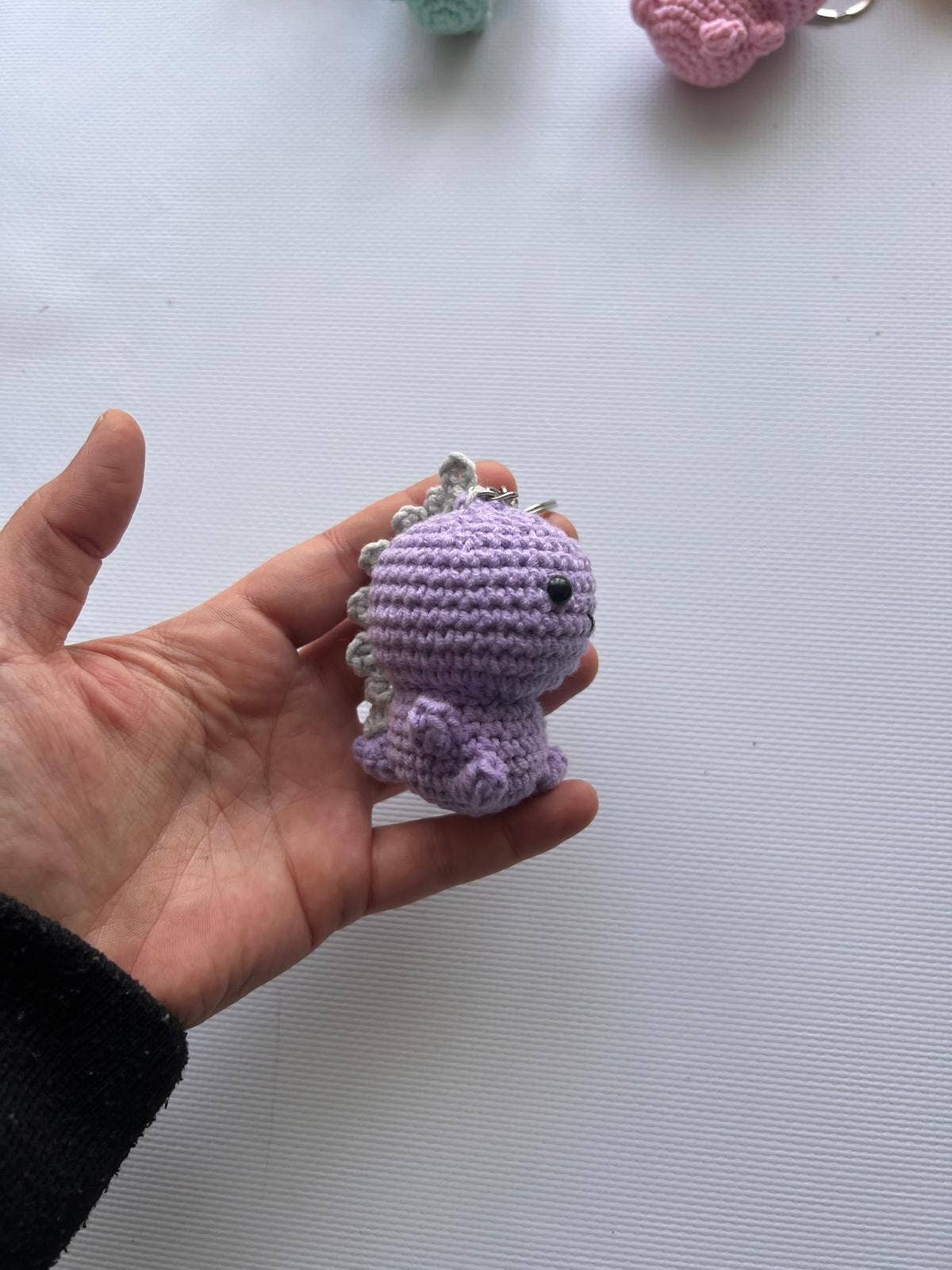 Emel Crochet – wholesale Stuffed/plush toy – Kids & baby – Crochet Dinosaur Keychain – Handmade Plush Toy4