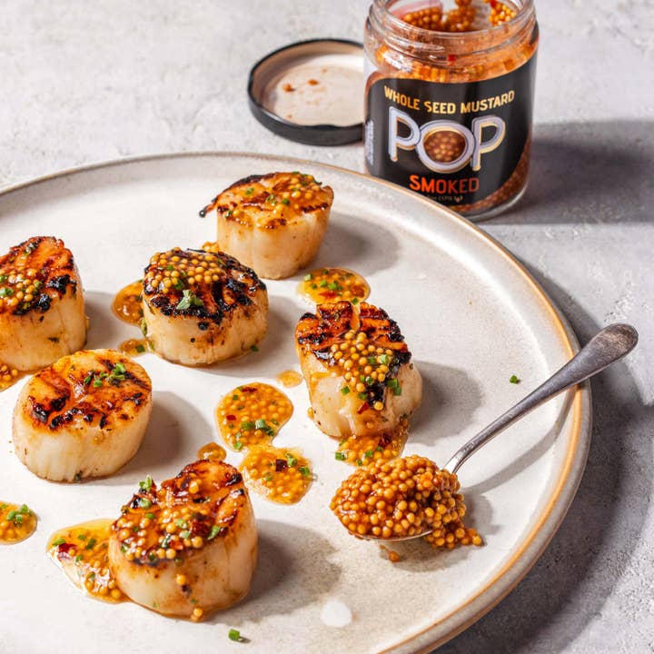 POP Mustards – Großhandel Senf – Geräucherter Senf mit rauchigem Aroma