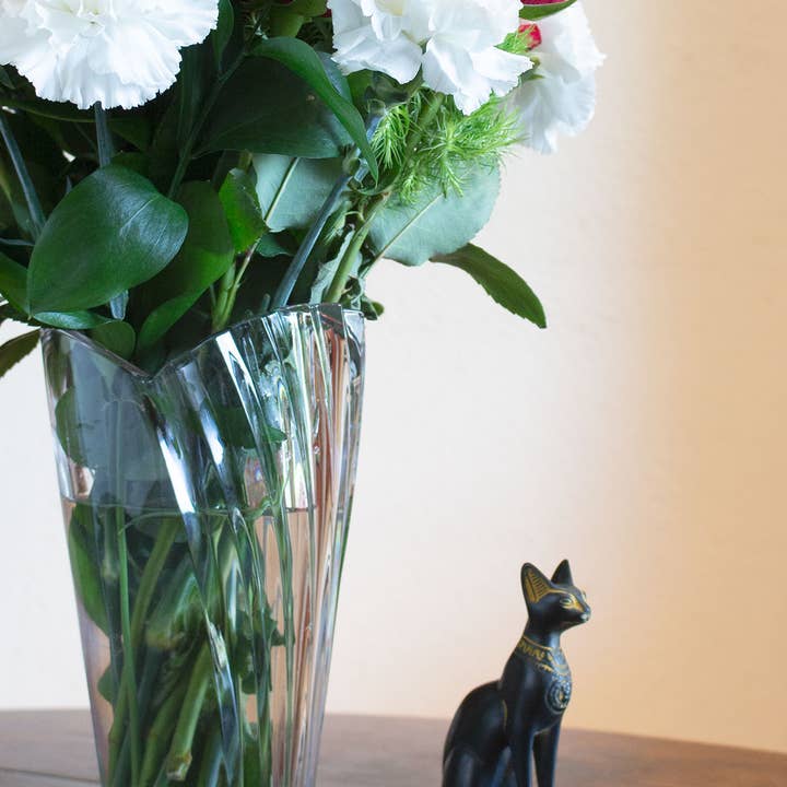 Discoveries, Inc. - Wholesale Decorative Figurine - Bastet Cat Statues - Black & Antique Gold - Egyptian Goddess
