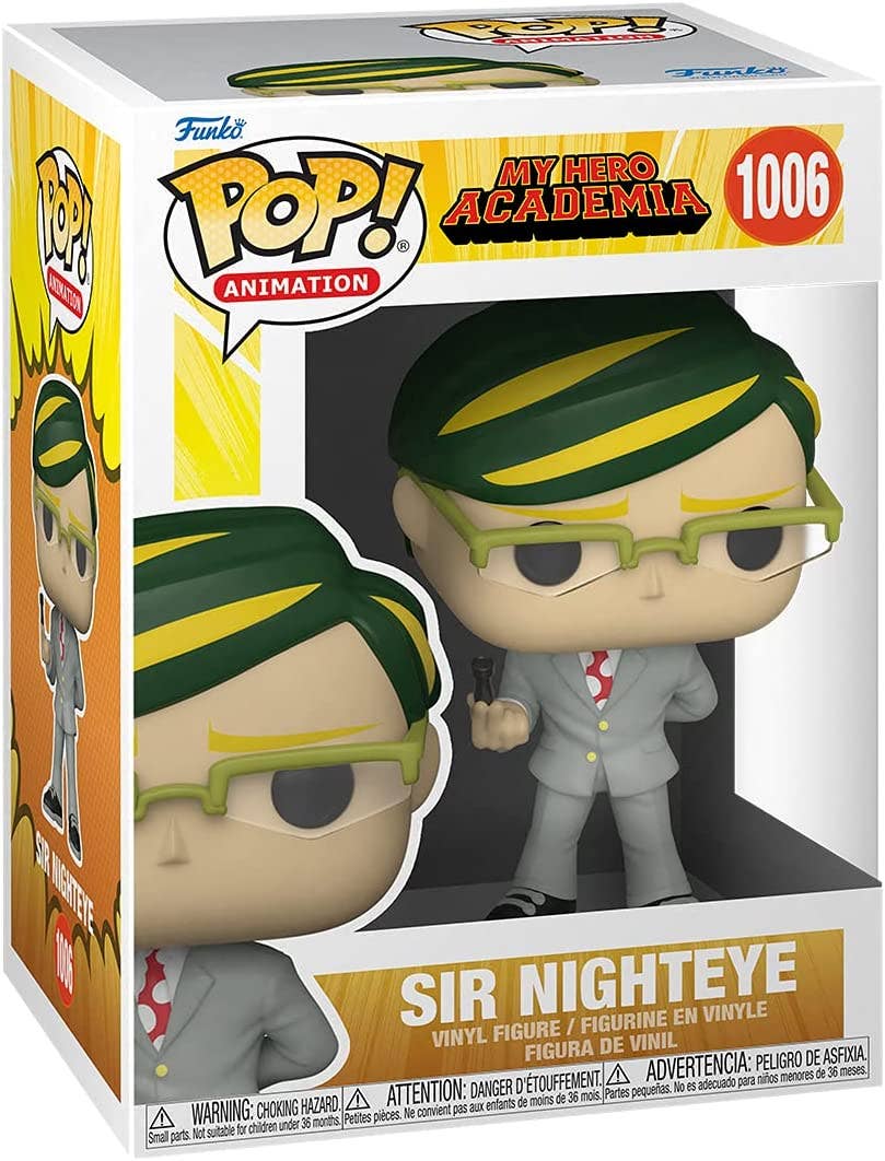 Fundom – Brinquedo estatueta - Crianças por atacado – Funko Pop! Animação: My Hero Academia - Sir Nighteye1