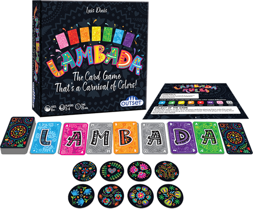 Cheatwell Games – wholesale Card game – Lambada - The card game that's a carnival of colors!3