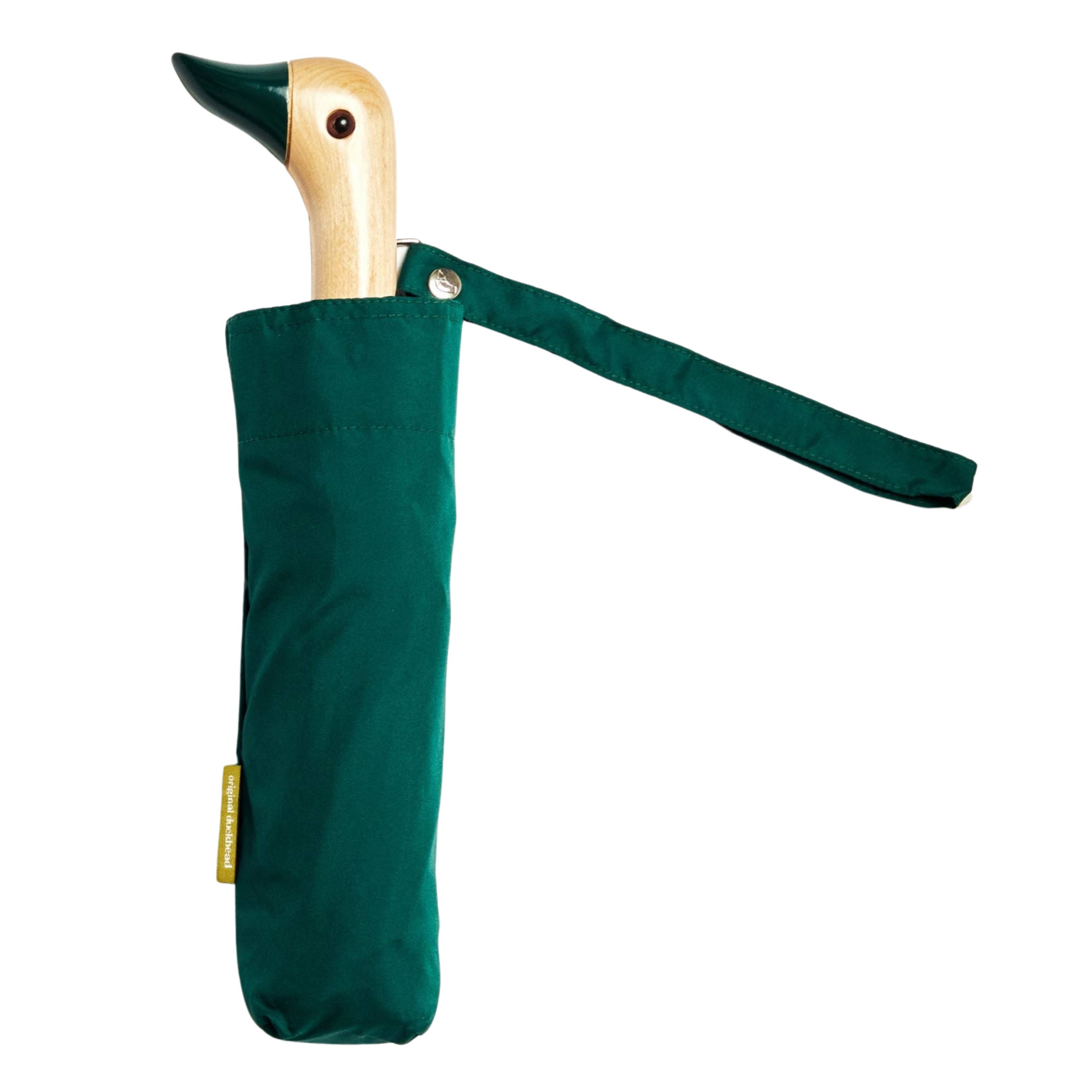 Original Duckhead UK – wholesale Umbrella – Unisex – Forest Green Compact Eco-Friendly Duckhead Umbrella2