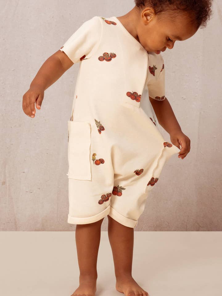 Tuta corta Aimé Ecru Pomodori per la vendita all'ingrosso da parte di Studio Bohème Paris
