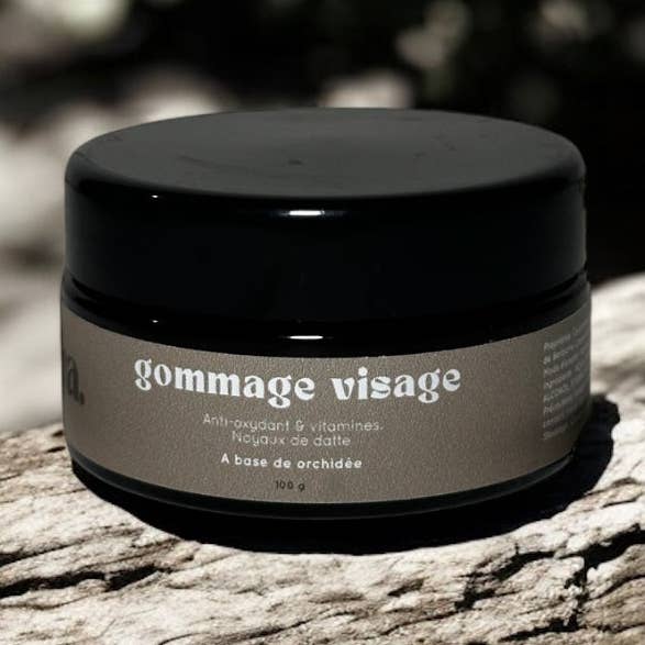 Exfoliante facial con huesos de dátiles para venta al por mayor de Nuraya organic cosmetics