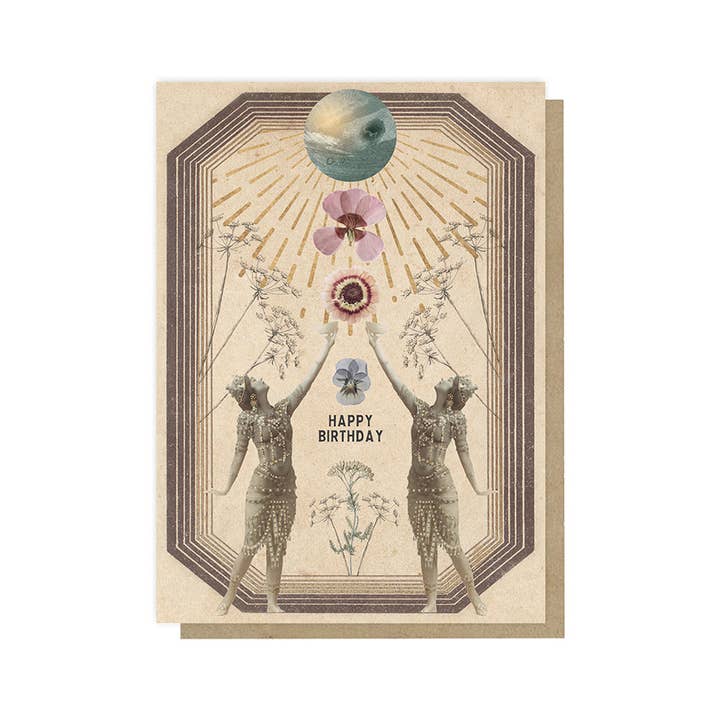 Cartão de felicitações - copos de aniversário por atacado de PAPAYA