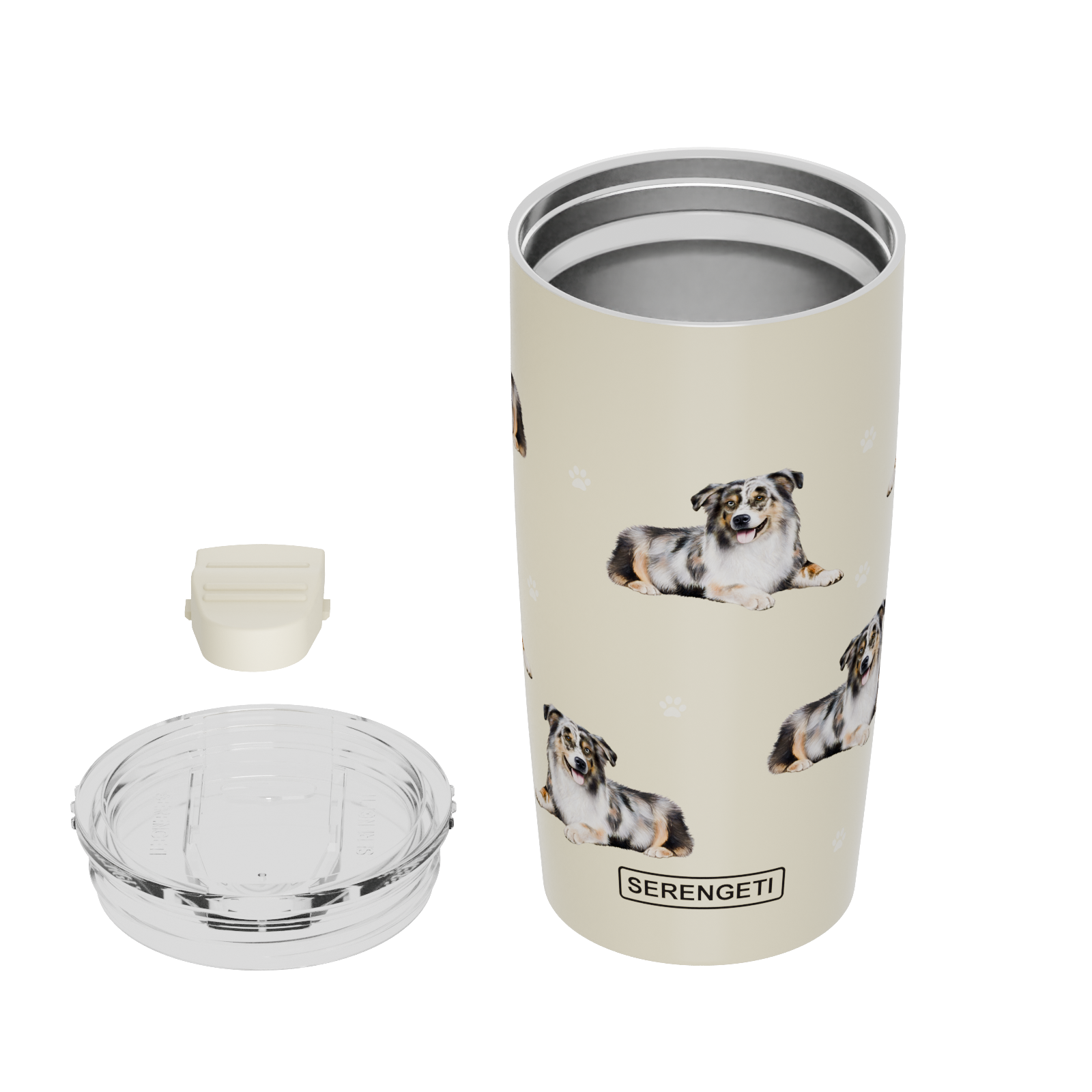 E&S Pets - Wholesale Insulated Mug/Tumbler - 3D Printed Australian Shepherd Tumbler, Leak-Proof , Durable2
