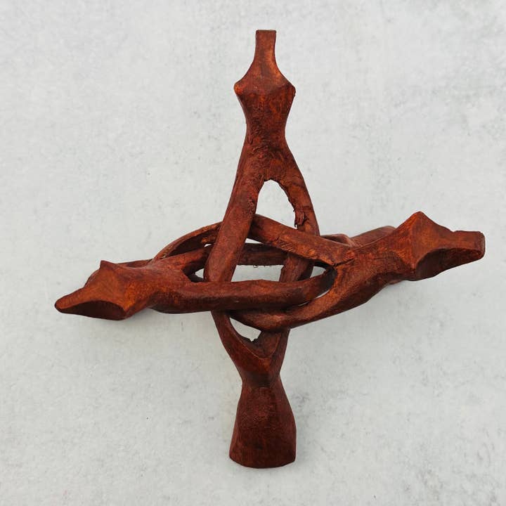 Rock Paradise - Wholesale Spiritual Stone/Crystal - Wood Cobra Crystal Stand - Cluster Holder - You Choose Size6