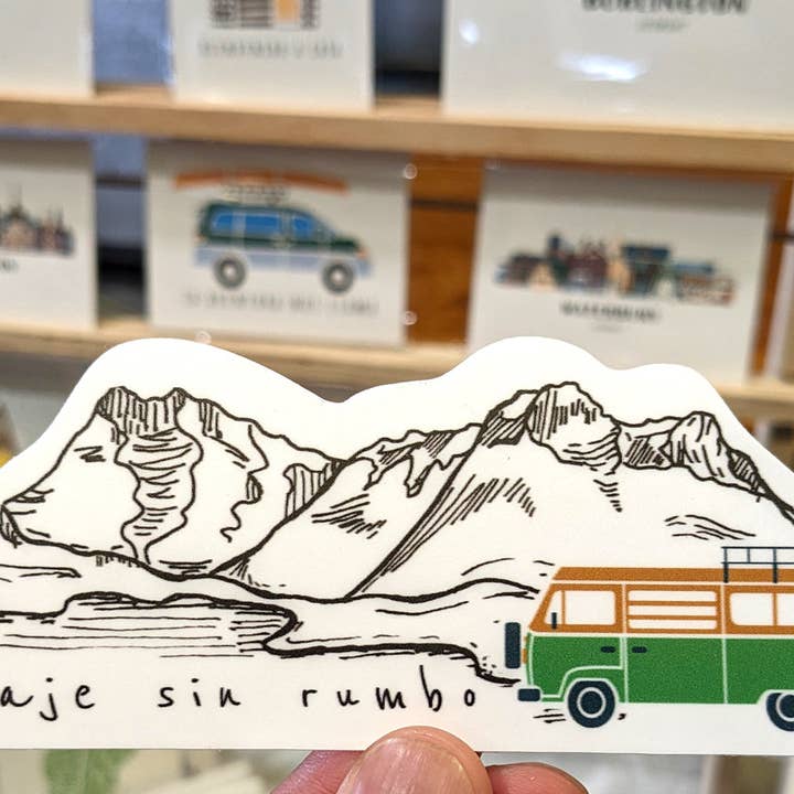 Soijen Illustrations - Wholesale Sticker - Viaje sin Rumbo Waterproof Sticker | Journey without Destination