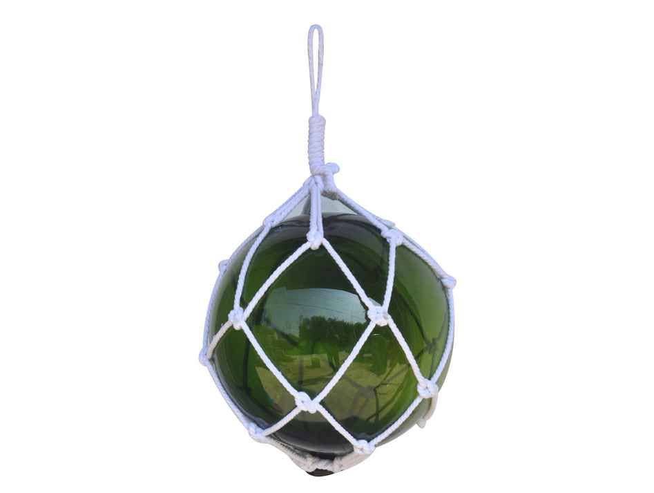 Wholesale Green Japanese Glass Ball Fishing Float With White Netting  Decoration 12 for your store - Faire Canada
