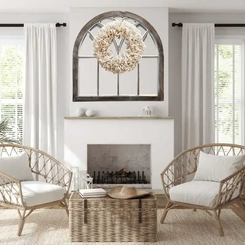 Journey Decor - Vendita all'ingrosso Ghirlanda - Ghirlanda in iuta avorio con effetto arricciato1