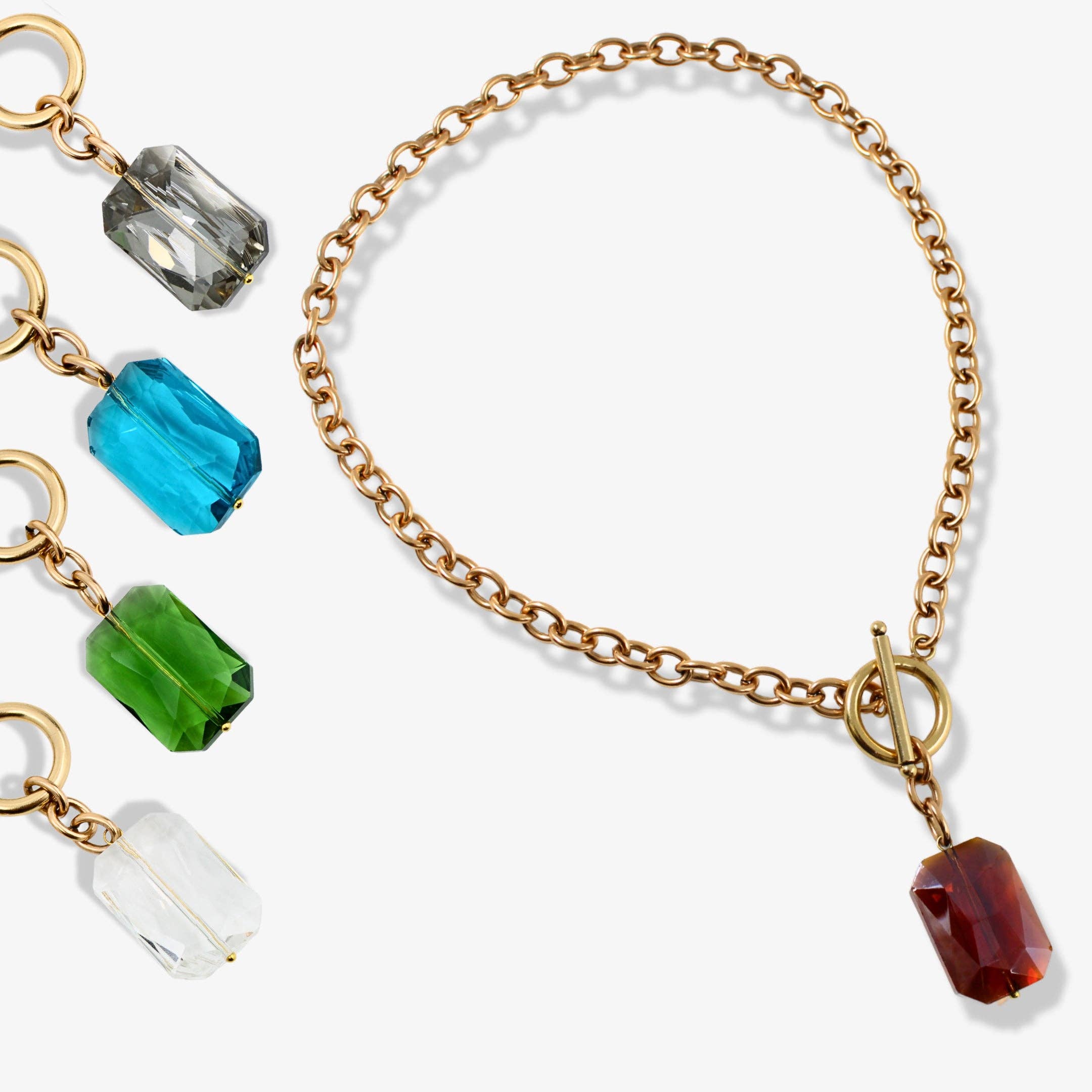 Katia Designs - Vendita all'ingrosso Girocollo/collier - Collana Girocollo con Cristallo Arcobaleno11