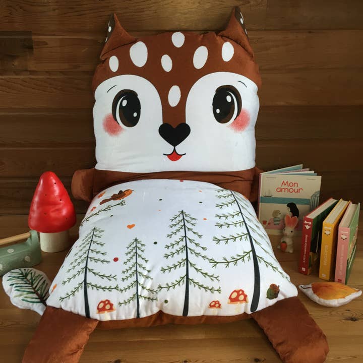 Children's beanbag - deer - Brigitte for wholesale by Zakkids