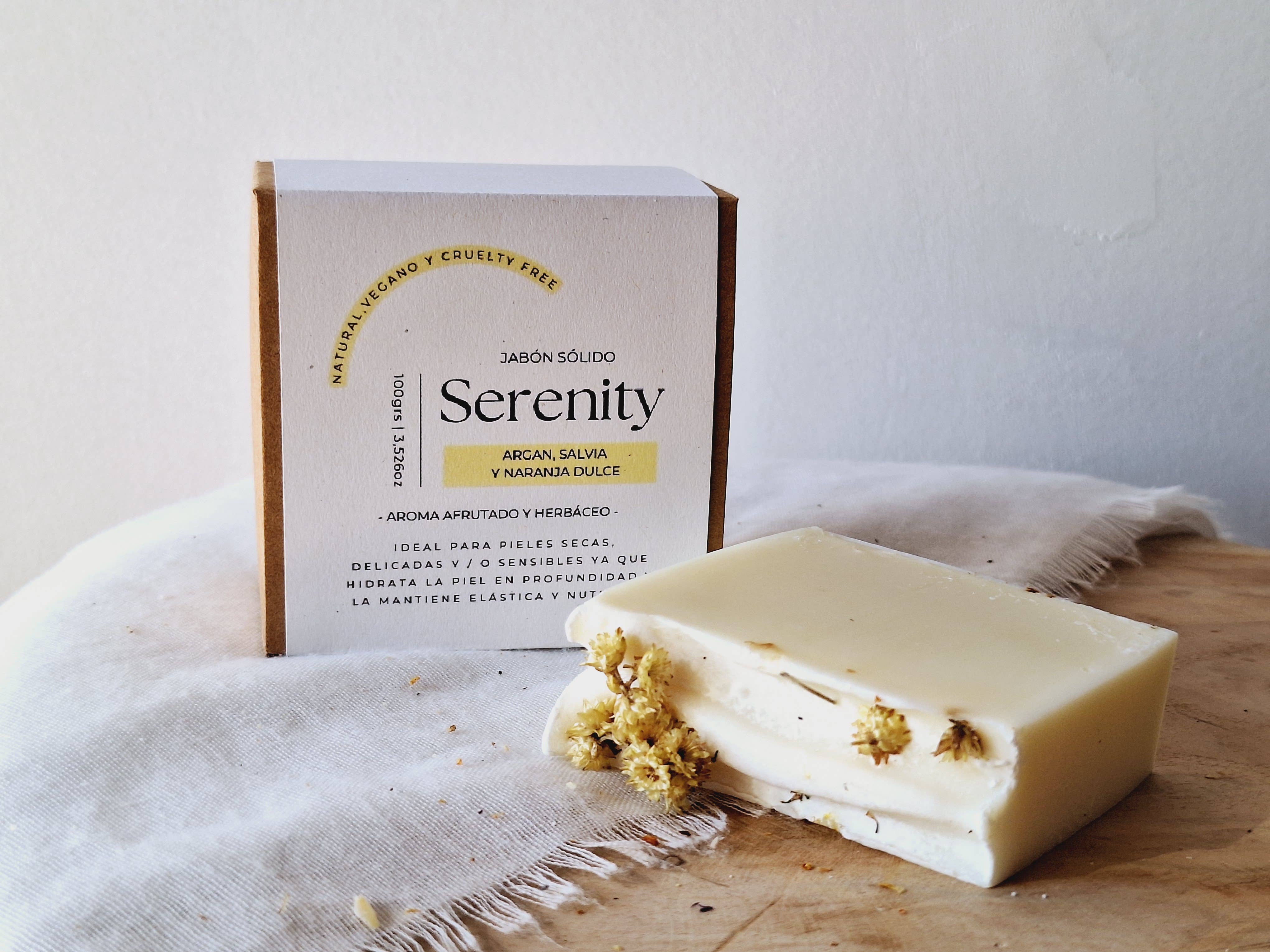 YourNiceThings - Wholesale Bar Soap - Serenity Soap (orange, sage, and argan oil) 100g1