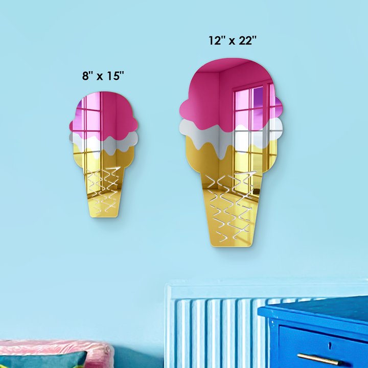 4ArtWorks – wholesale Wall Accent – Wafer Cake Ice Cream Cone | Acrylic Art | Wall Art Decor2