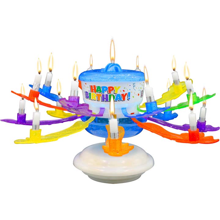 ET Products - Wholesale Cake Candle - Glitter Incredible Happy Birthday Candles 20-Unit Display2