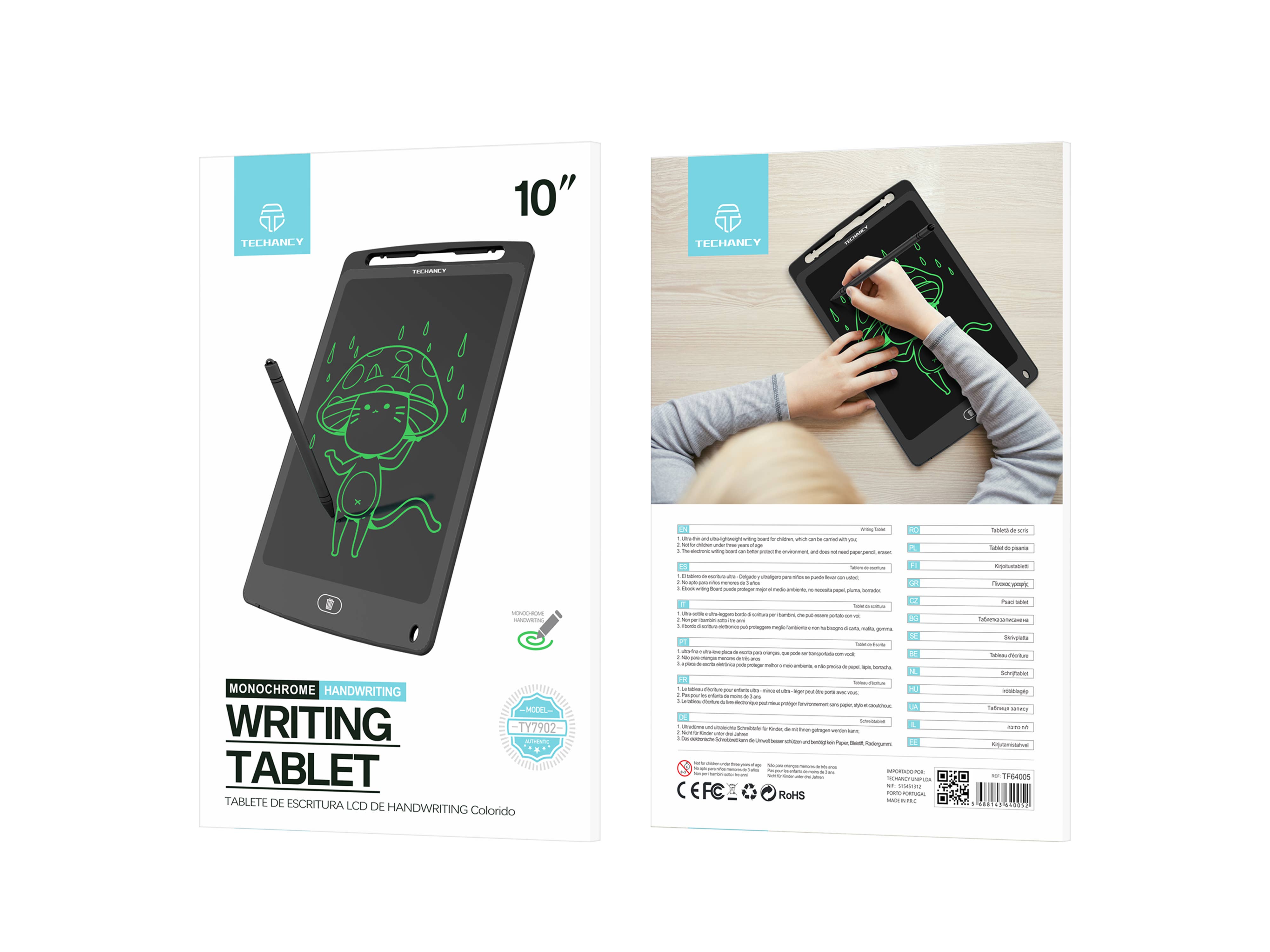 TECHANCY - Wholesale Drawing Board - Kids & Baby - TECHANCY LCD Writing Tablet, cimetech 10 inch Erasable Reusa3