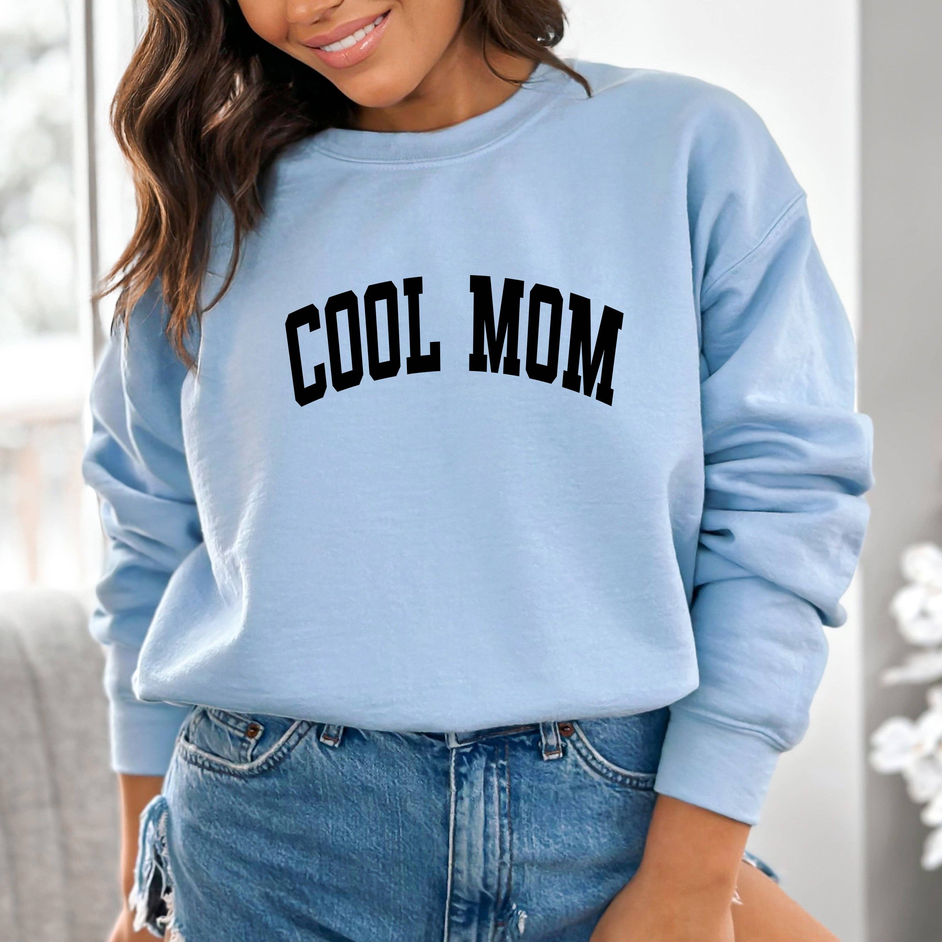LA Shirt Company - Wholesale Graphic Sweatshirt - Women's - Cool Mom -  Sweatshirt2