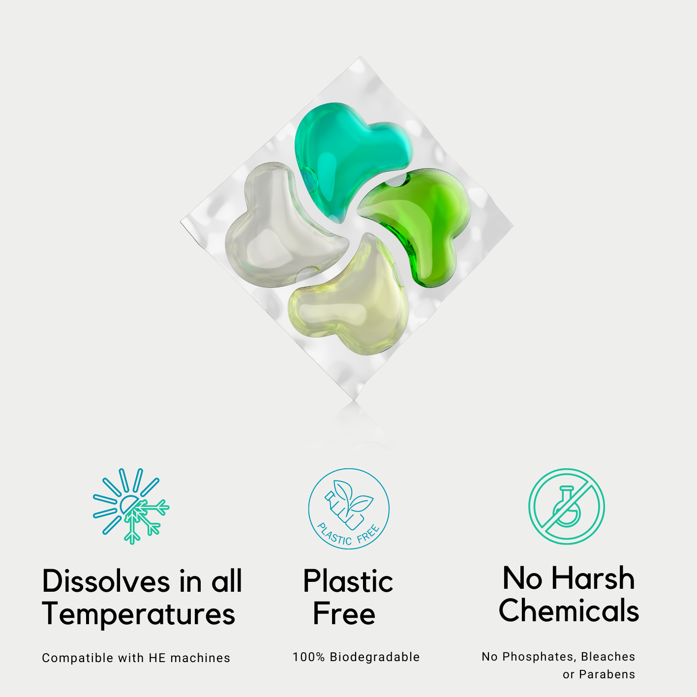 Laundry Vending Products - Wholesale Laundry Detergent Powder/Pods - Tebter - Coin-vend Detergent Pods for hostels & laundromats1