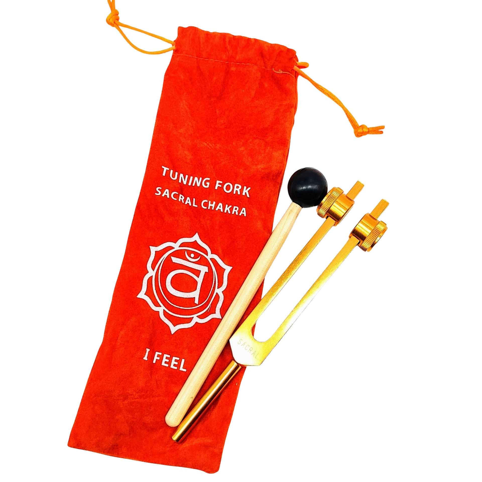 Arômes & Évasions – wholesale Meditation supplies – Meditation Accessories -Chakra Tuning Fork -Colored Velvet Bag1