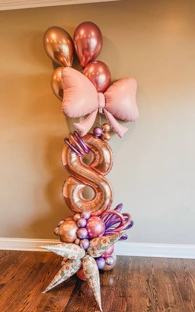 Burst Party Co - Wholesale Balloon - Pink Bow Balloon 40"2