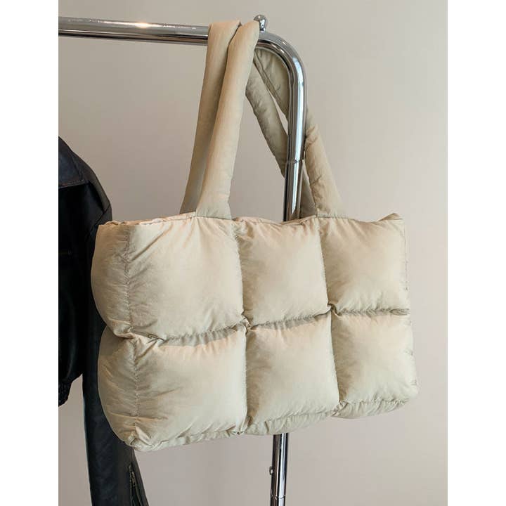 Sweetkama – Engroshandel Tote bag - Dame – Sweetkama dame skuldertaske i ensfarvet polstret skumdesign SKAB413423