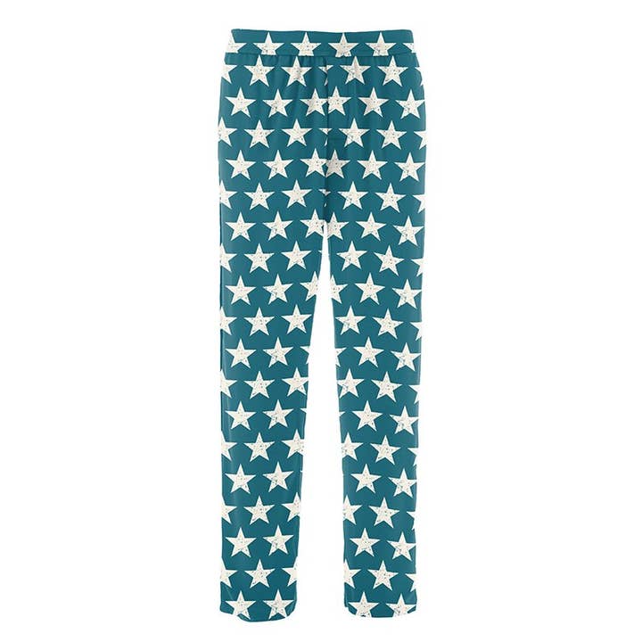 Pantalones de pijama de viscosa de bambú para hombre - Vintage Stars para venta al por mayor de KicKee Pants