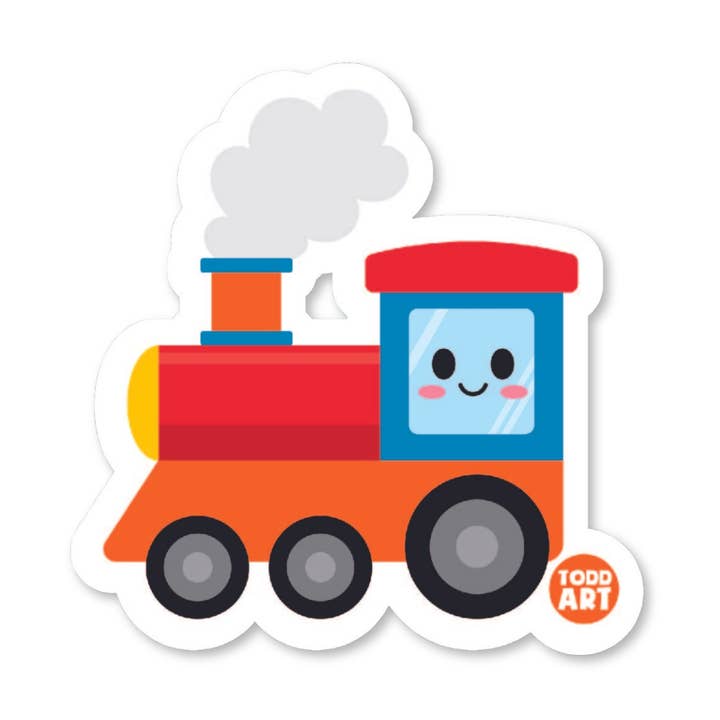 Calcomanía de tren para venta al por mayor de Boo Boo Buddies