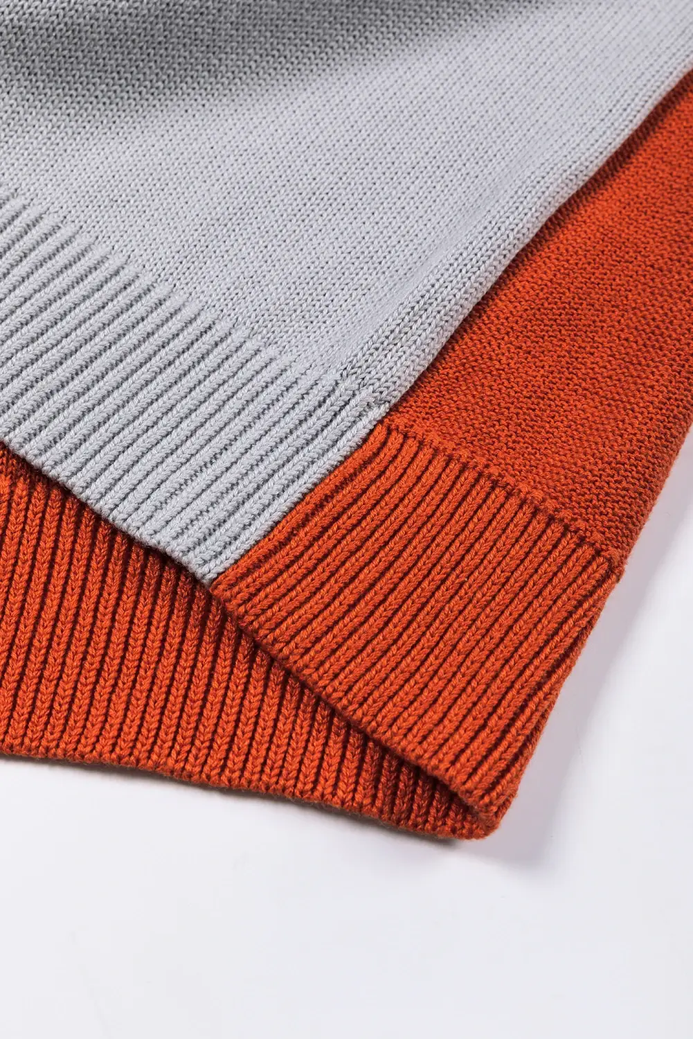 Suhkasana – wholesale Knitted jumper – Women′s – Colorblock Bishop Sleeve Ribbed Knit Sweater24