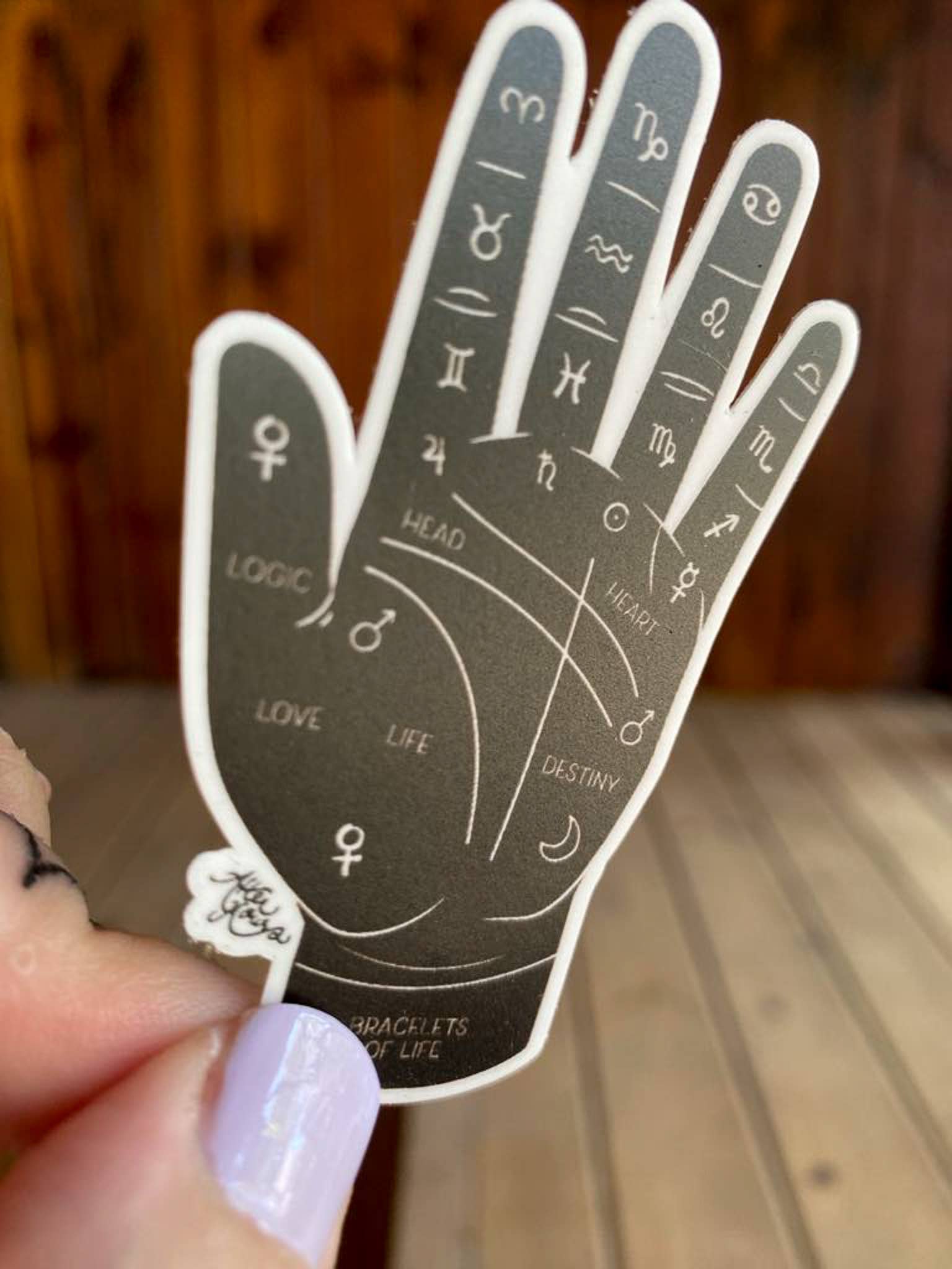 After Hours Creative - Wholesale Sticker - Palmistry Sticker1