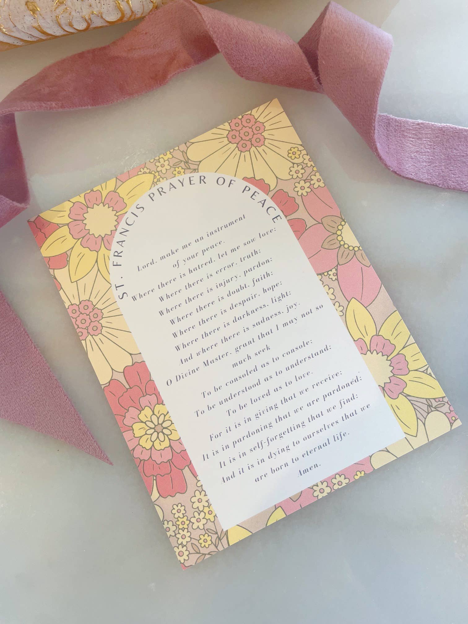 Laalee Jewelry - Wholesale Religious Card - St Francis of Assisi Prayer Card Gift for Peace Prayer Saint5