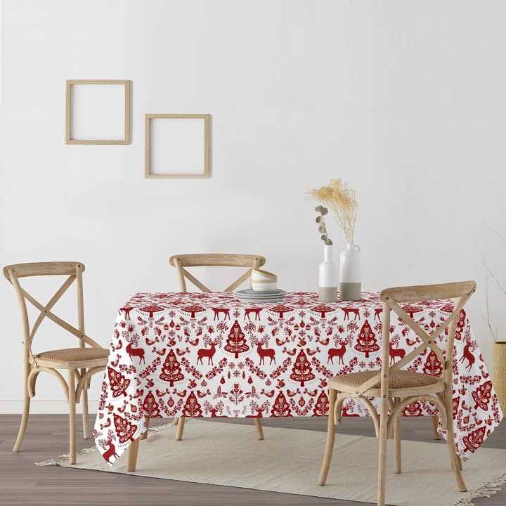 SG HOGAR - Vendita all'ingrosso Tovaglie - Tovaglia in resina antimacchia Merry Christmas 42