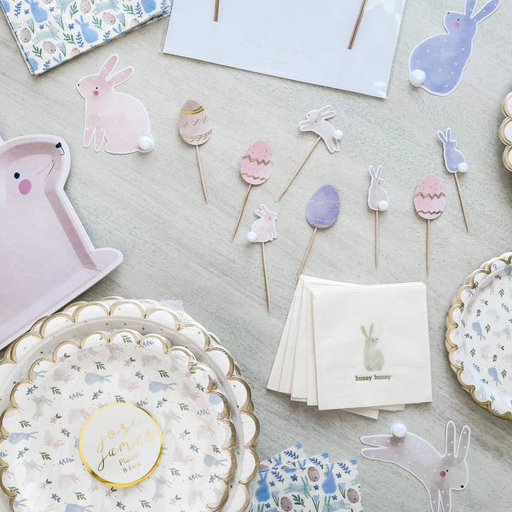 Josi James – wholesale Disposable plate – Easter Party Pack