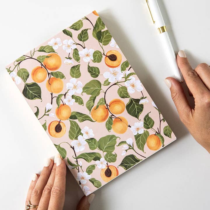 Bespoke Letterpress - Wholesale Notepad - Peaches Notepad Desktop Jotter1