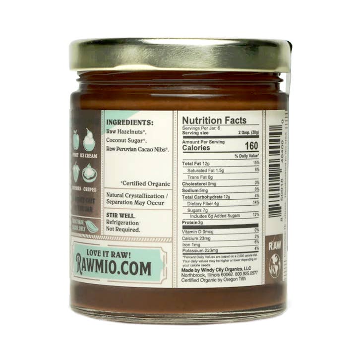Windy City Organics - Wholesale Nut butter - Chocolate Hazelnut Spread1